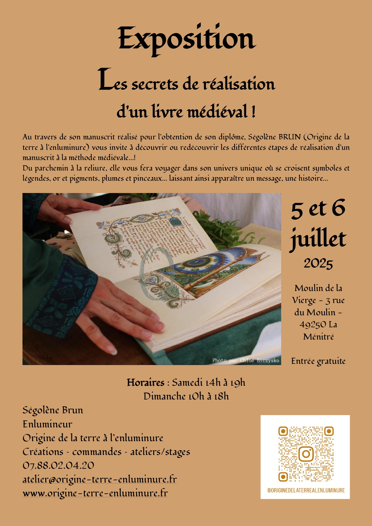 Enluminure — Ségolène Brun — A CAP'ART 2025