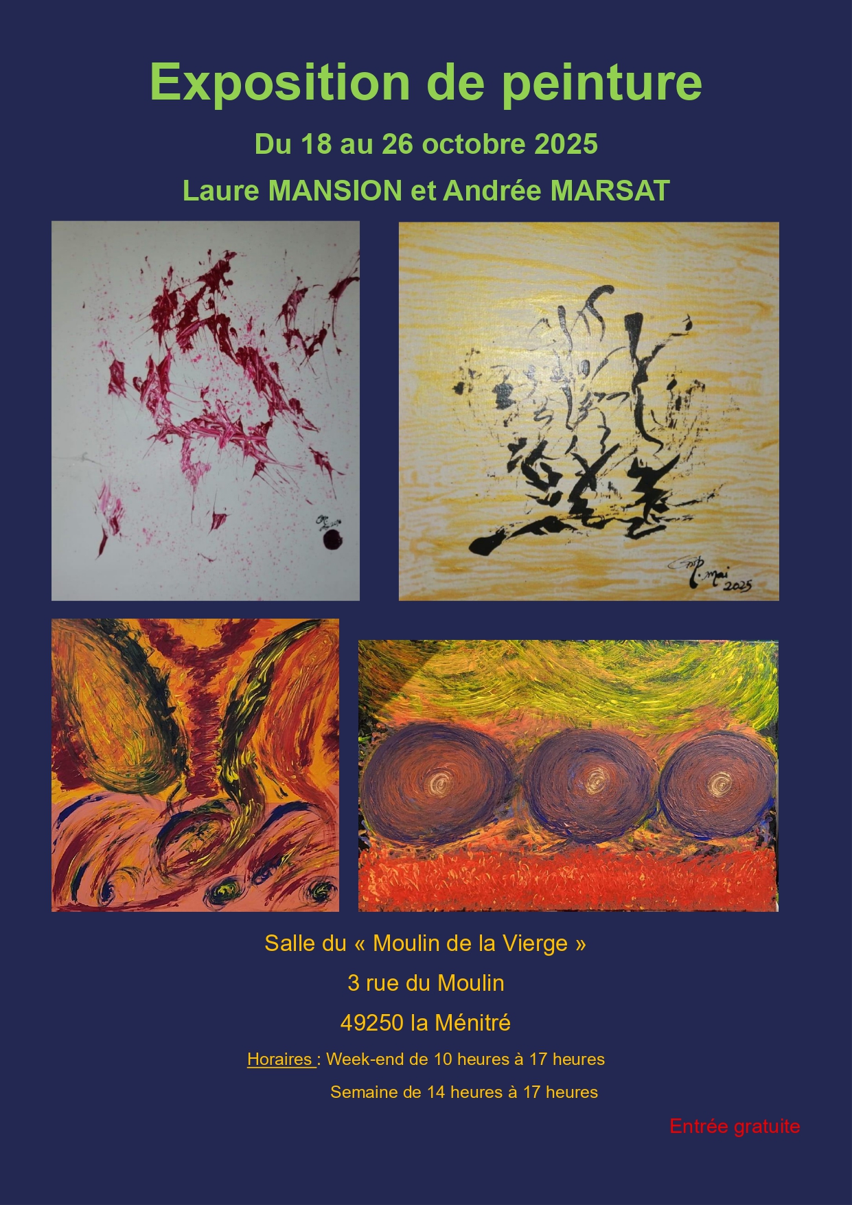 Peinture intuitive — A CAP'ART 2025
